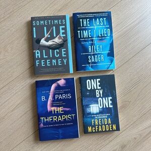 Lot of 4 Thriller Paperback Books